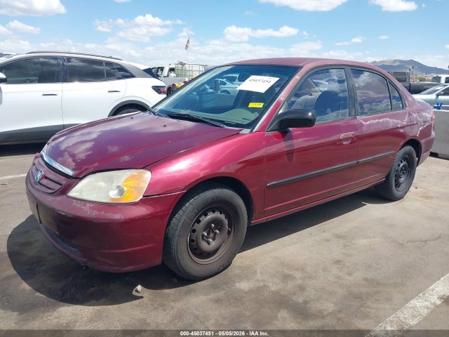 45037451 :رقم المزاد ، 2HGES16563H579781 vin ، 2003 Honda Civic Lx مزاد بيع