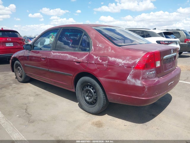 45037451 :رقم المزاد ، 2HGES16563H579781 vin ، 2003 Honda Civic Lx مزاد بيع