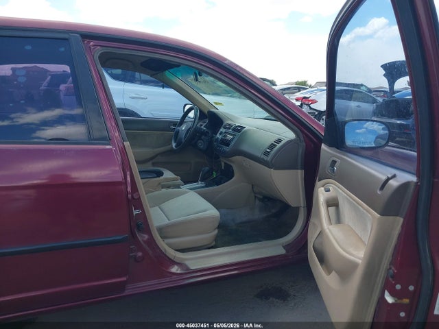 45037451 :رقم المزاد ، 2HGES16563H579781 vin ، 2003 Honda Civic Lx مزاد بيع