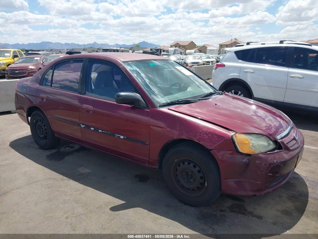 45037451 :رقم المزاد ، 2HGES16563H579781 vin ، 2003 Honda Civic Lx مزاد بيع