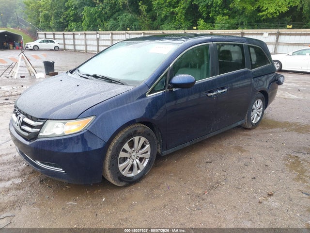 2014 Honda Odyssey Ex-l მანქანა იყიდება აუქციონზე, vin: 5FNRL5H64EB130392, აუქციონის ნომერი: 45037527