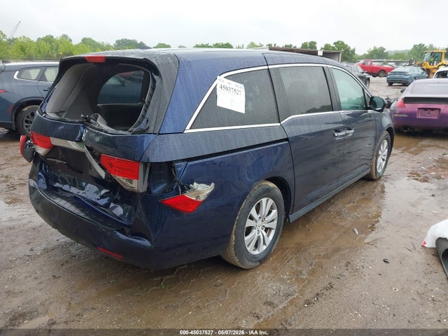2014 Honda Odyssey Ex-l მანქანა იყიდება აუქციონზე, vin: 5FNRL5H64EB130392, აუქციონის ნომერი: 45037527
