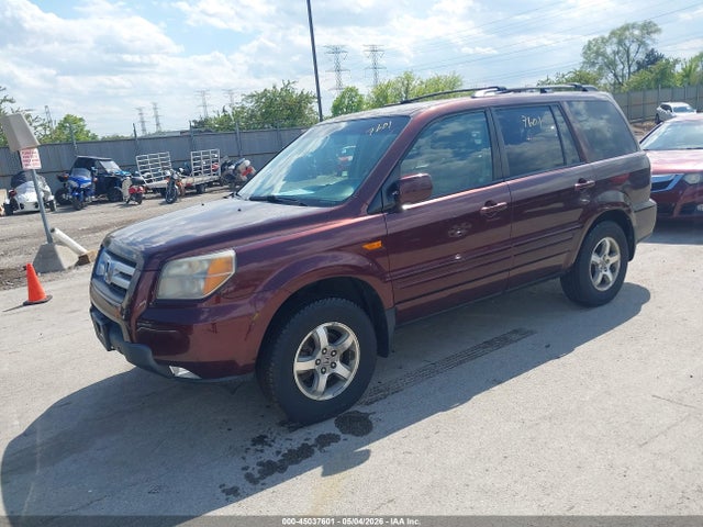 45037601 :رقم المزاد ، 5FNYF18788B023936 vin ، 2008 Honda Pilot Ex-l مزاد بيع