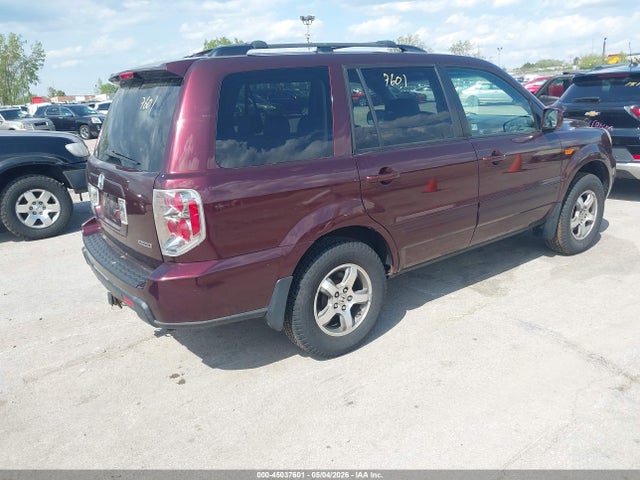 45037601 :رقم المزاد ، 5FNYF18788B023936 vin ، 2008 Honda Pilot Ex-l مزاد بيع