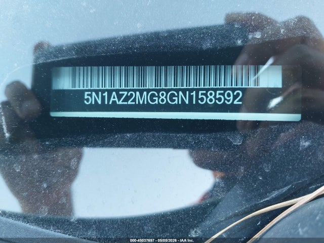 5N1AZ2MG8GN158592 Nissan MURANO SV