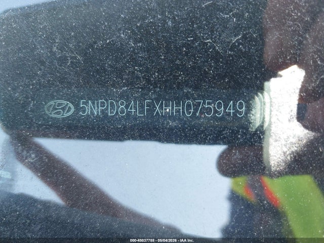 45037788 :رقم المزاد ، 5NPD84LFXHH075949 vin ، 2017 Hyundai Elantra Se مزاد بيع