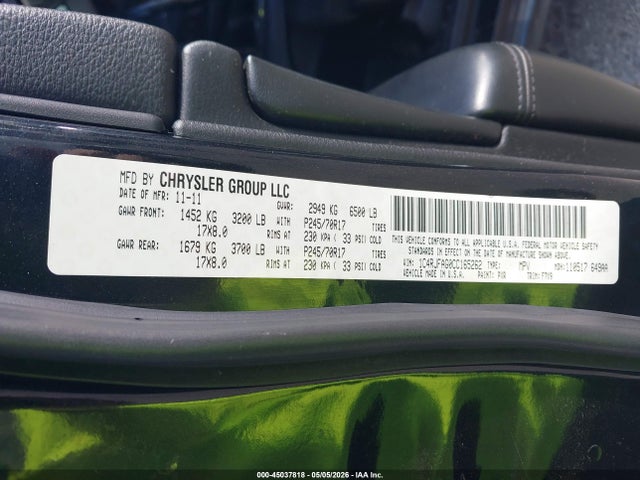 Aukcja sprzedaży 2012 Jeep Grand Cherokee Laredo, vin: 1C4RJFAG0CC165262, numer aukcji: 45037818