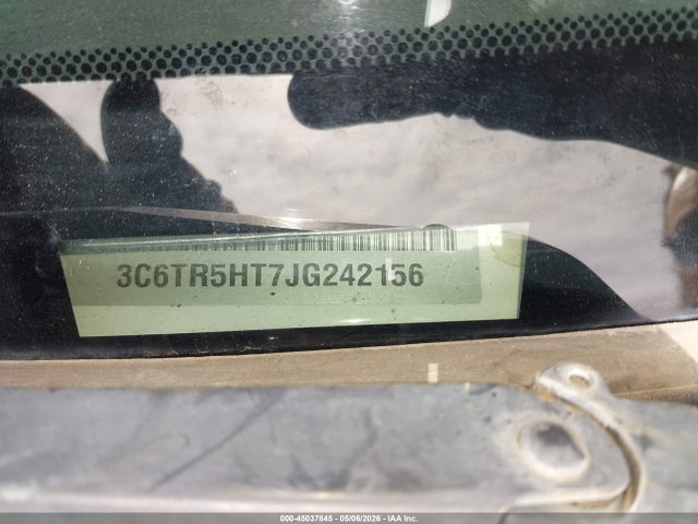 45037845 :رقم المزاد ، 3C6TR5HT7JG242156 vin ، 2018 Ram 2500 Tradesman  4x4 8' Box مزاد بيع