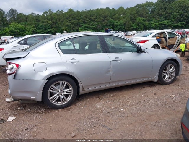 2012 Infiniti G25 Journey მანქანა იყიდება აუქციონზე, vin: JN1DV6AP4CM700539, აუქციონის ნომერი: 45037878