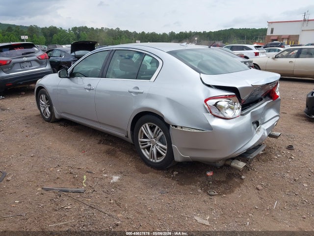 2012 Infiniti G25 Journey მანქანა იყიდება აუქციონზე, vin: JN1DV6AP4CM700539, აუქციონის ნომერი: 45037878