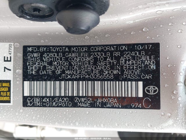 Toyota Prius Prime Premium 2017 JTDKARFP9H3056558 Image 9