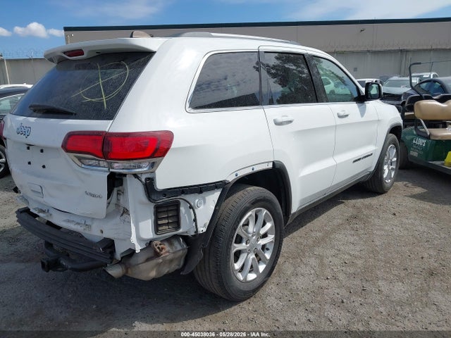 45038036 :رقم المزاد ، 1C4RJEAGXMC746134 vin ، 2021 Jeep Grand Cherokee Laredo X 4x2 مزاد بيع