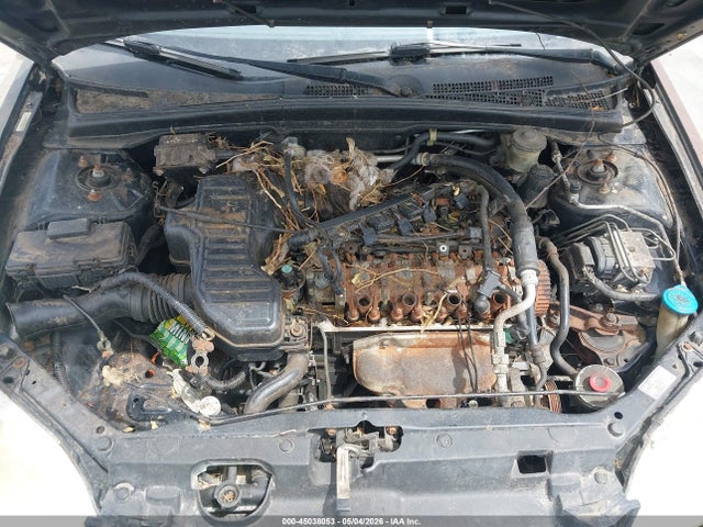 2001 Honda Civic Ex მანქანა იყიდება აუქციონზე, vin: 1HGEM22951L050458, აუქციონის ნომერი: 45038053