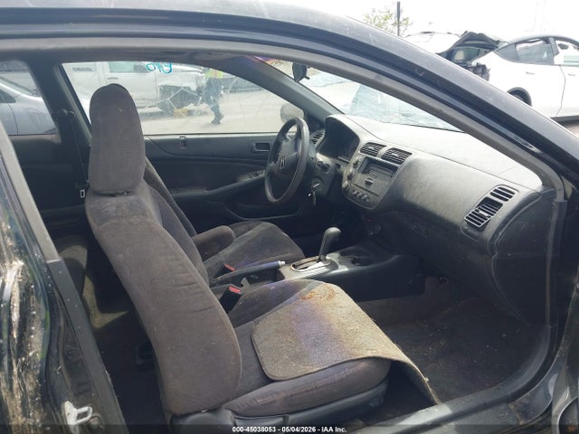2001 Honda Civic Ex მანქანა იყიდება აუქციონზე, vin: 1HGEM22951L050458, აუქციონის ნომერი: 45038053