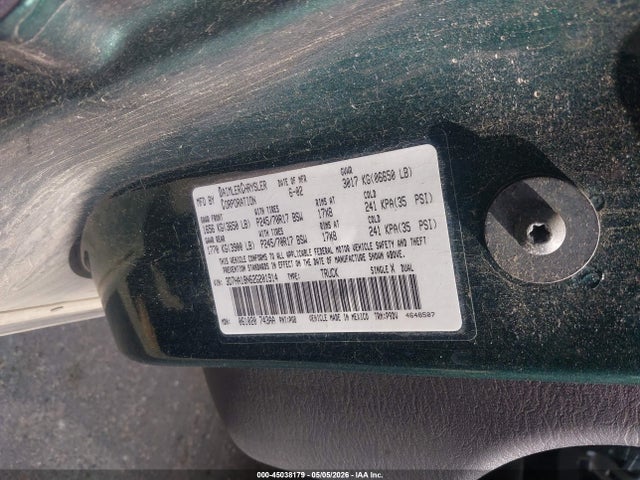 Aukcja sprzedaży 2002 Dodge Ram 1500 St, vin: 3D7HA18N62G201914, numer aukcji: 45038179