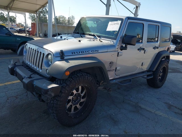 45038218 :رقم المزاد ، 1C4BJWFG3FL757639 vin ، 2015 Jeep Wrangler Unlimited Rubicon مزاد بيع