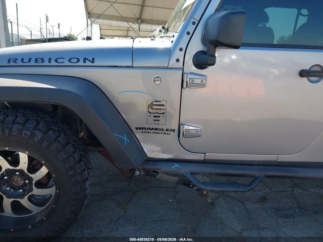 45038218 :رقم المزاد ، 1C4BJWFG3FL757639 vin ، 2015 Jeep Wrangler Unlimited Rubicon مزاد بيع