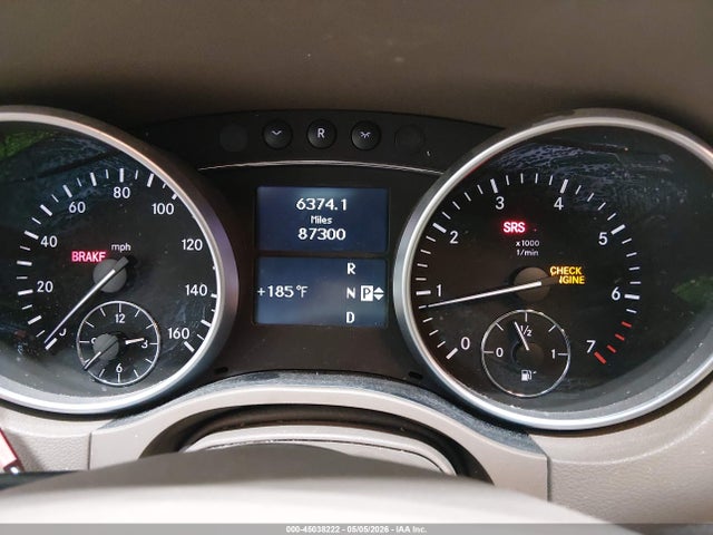 45038222 :رقم المزاد ، 4JGBB86E58A405891 vin ، 2008 Mercedes-benz Ml 350 4matic مزاد بيع