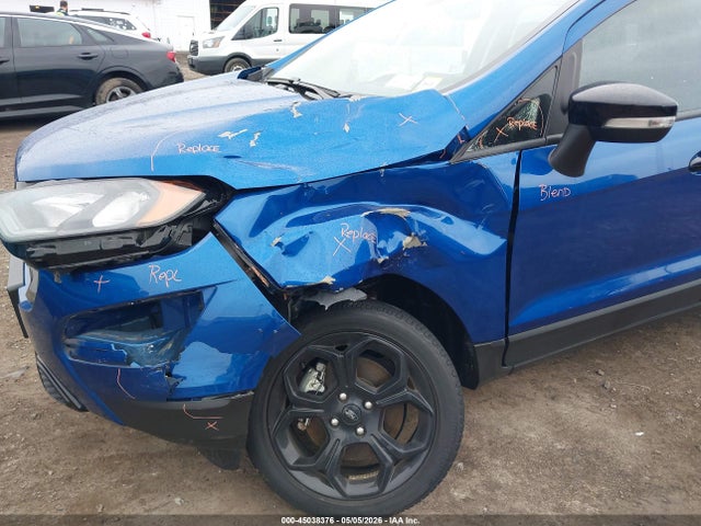 45038376 :رقم المزاد ، MAJ6S3JL2MC404698 vin ، 2021 Ford Ecosport Ses مزاد بيع