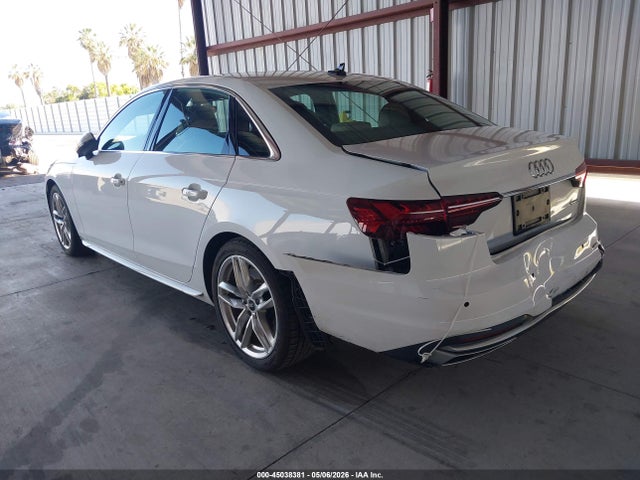 2024 Audi A4 Premium 45 Tfsi S Line Quattro S Tronic მანქანა იყიდება აუქციონზე, vin: WAUDAAF40RN010314, აუქციონის ნომერი: 45038381