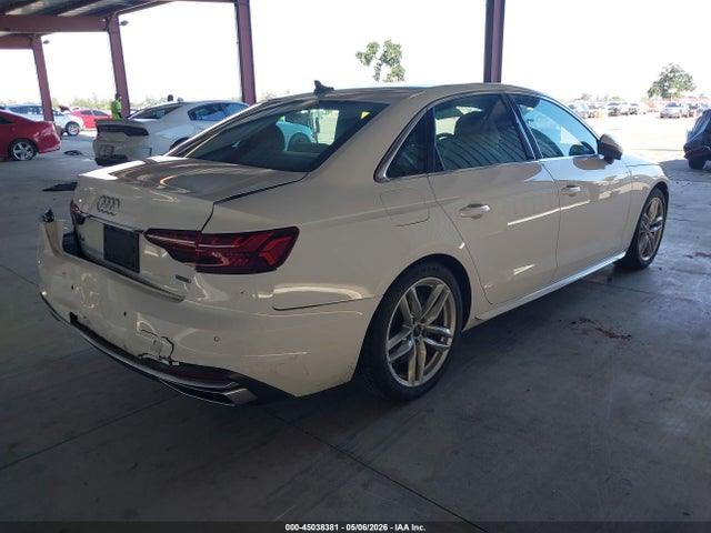 2024 Audi A4 Premium 45 Tfsi S Line Quattro S Tronic მანქანა იყიდება აუქციონზე, vin: WAUDAAF40RN010314, აუქციონის ნომერი: 45038381