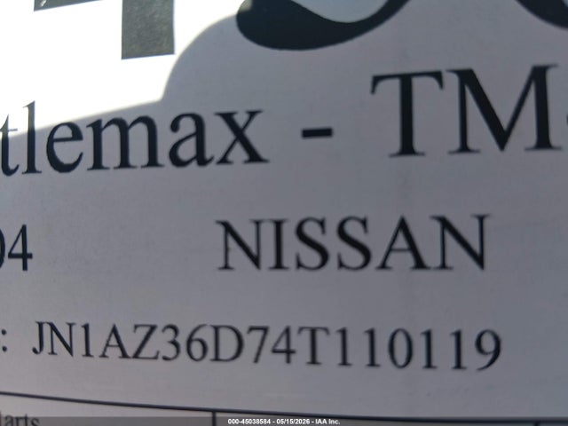 Aukcja sprzedaży 2004 Nissan 350z Enthusiast, vin: JN1AZ36D74T110119, numer aukcji: 45038584