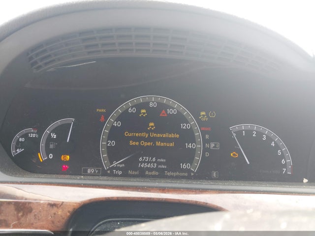 45038589 :رقم المزاد ، WDDNG7DB2CA427481 vin ، 2012 Mercedes-benz S 550 مزاد بيع