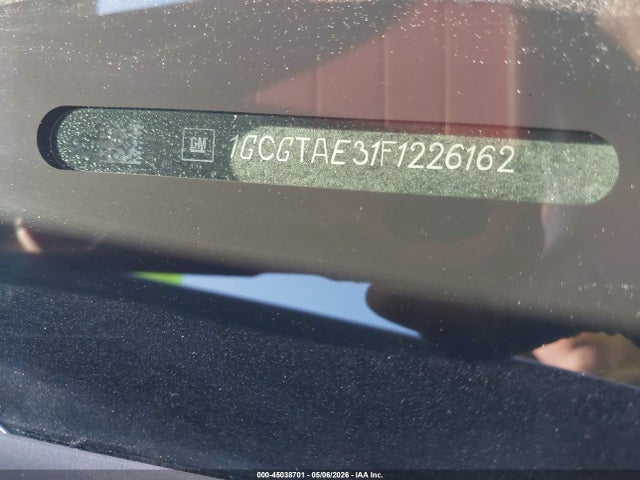 1GCGTAE31F1226162 Chevrolet Colorado Wt