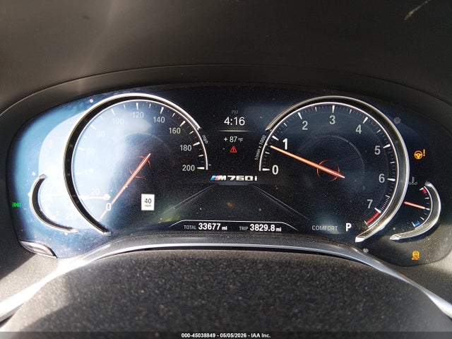 45038849 :رقم المزاد ، WBA7H6C56KG615063 vin ، 2019 Bmw M760i Xdrive مزاد بيع