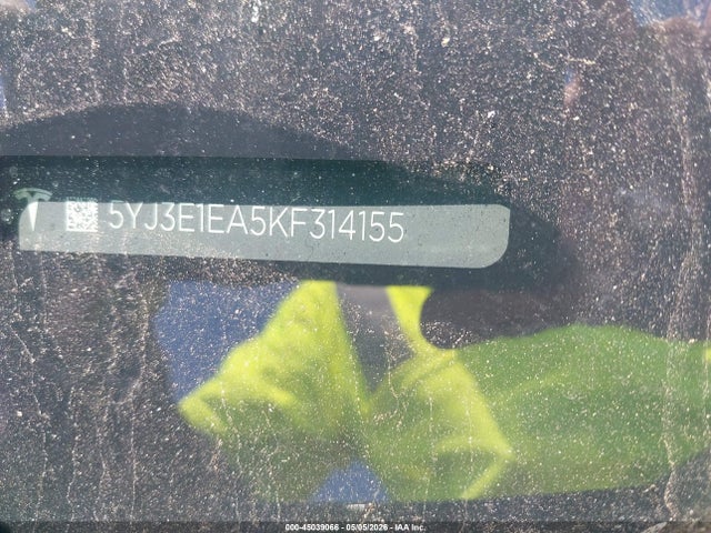 Aukcja sprzedaży 2019 Tesla Model 3 Long Range/mid Range/standard Range/standard Range Plus, vin: 5YJ3E1EA5KF314155, numer aukcji: 45039066