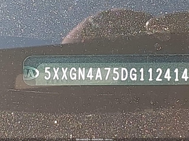 2013 Kia Optima Ex მანქანა იყიდება აუქციონზე, vin: 5XXGN4A75DG112414, აუქციონის ნომერი: 45039114