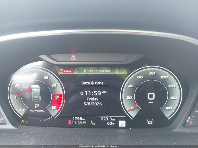Продаж на аукціоні авто 2025 Audi Q3 Premium 45 Tfsi S Line Quattro Tiptronic, vin: WA1EECF36S1111511, номер лоту: 45039294