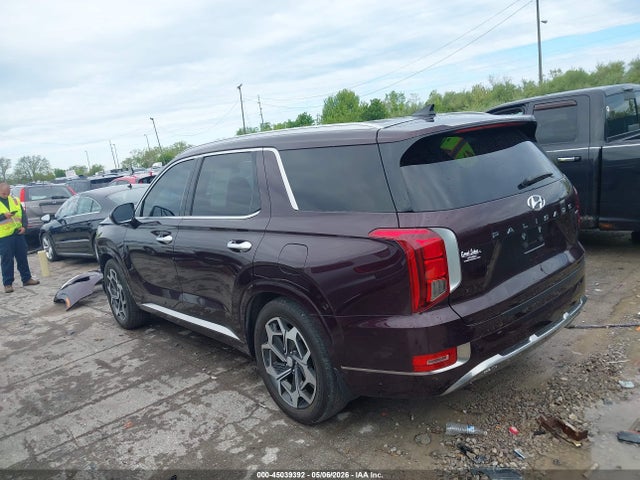 45039392 :رقم المزاد ، KM8R7DHE7NU431845 vin ، 2022 Hyundai Palisade Calligraphy مزاد بيع