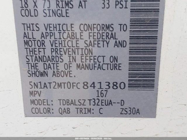 Nissan Rogue Sl 2015 5N1AT2MT0FC841380 Image 9