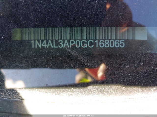 Продажа на аукционе авто 2016 Nissan Altima 2.5/2.5 S/2.5 Sl/2.5 Sr/2.5 Sv, vin: 1N4AL3AP0GC168065, номер лота: 45039717