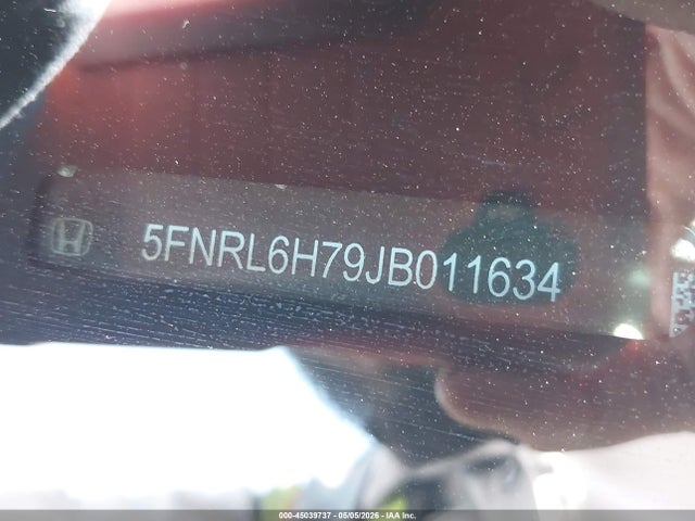 45039737 :رقم المزاد ، 5FNRL6H79JB011634 vin ، 2018 Honda Odyssey Ex-l مزاد بيع