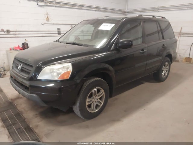 2005 Honda Pilot Ex-l მანქანა იყიდება აუქციონზე, vin: 5FNYF18555B039859, აუქციონის ნომერი: 45039756