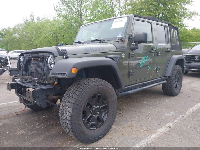Продажа на аукционе авто 2015 Jeep Wrangler Unlimited Willys Wheeler, vin: 1C4BJWDG2FL574445, номер лота: 45039773
