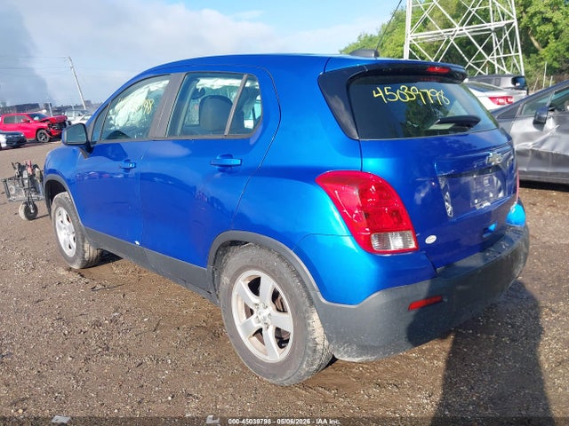 Aukcja sprzedaży 2016 Chevrolet Trax 1ls, vin: KL7CJNSB2GB750081, numer aukcji: 45039798