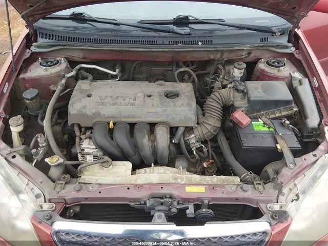 45039914 :رقم المزاد ، 1NXBR32E45Z396695 vin ، 2005 Toyota Corolla S مزاد بيع