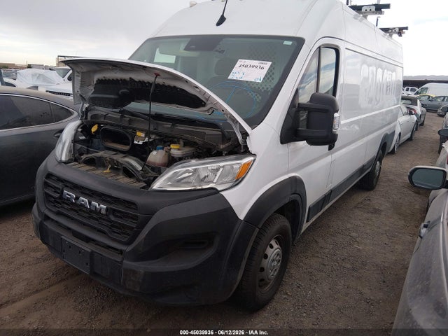 Auction sale of the 2023 Ram Promaster 3500 Cargo Van High Roof 159 Wb Ext, vin: 3C6MRVJG7PE536677, lot number: 45039936