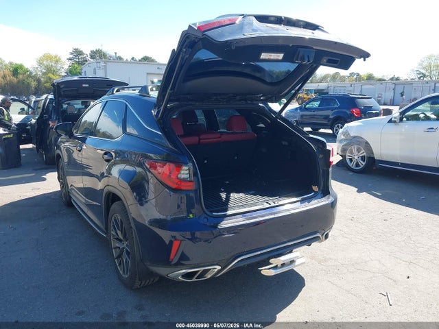 2016 Lexus Rx 350 F Sport მანქანა იყიდება აუქციონზე, vin: 2T2BZMCA9GC024996, აუქციონის ნომერი: 45039990