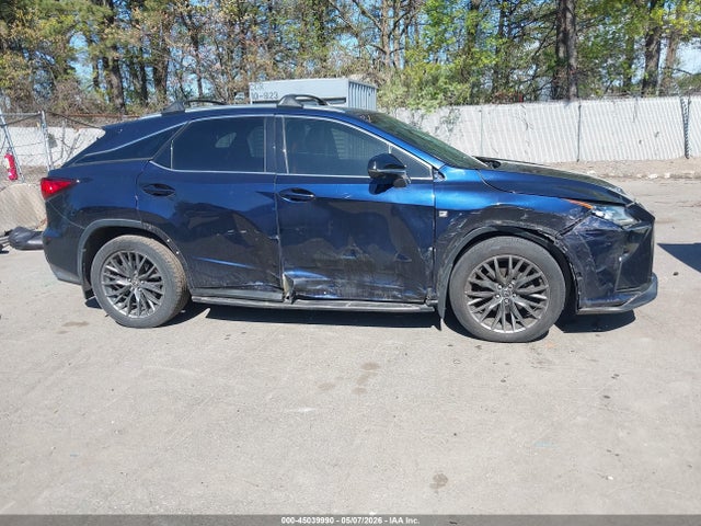 2016 Lexus Rx 350 F Sport მანქანა იყიდება აუქციონზე, vin: 2T2BZMCA9GC024996, აუქციონის ნომერი: 45039990