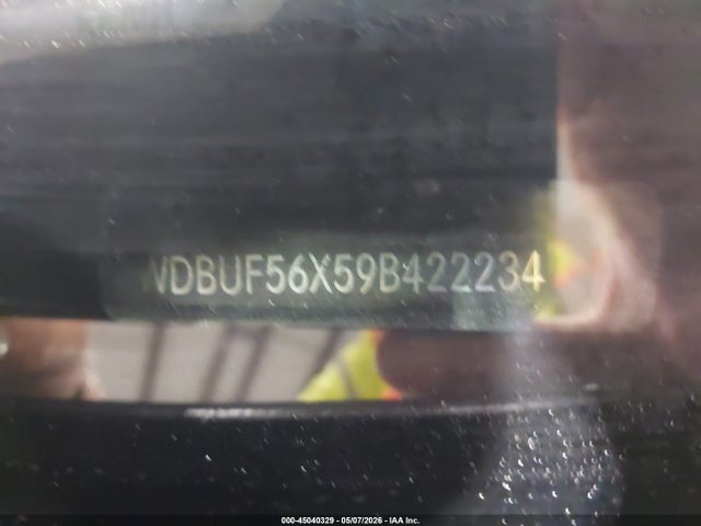 Auction sale of the 2009 Mercedes-benz E 350, vin: WDBUF56X59B422234, lot number: 45040329