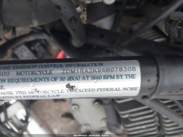 Продажа на аукционе авто 2006 Ducati Monster 620, vin: ZDM1RA2K96B078308, номер лота: 45040337