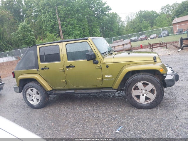 2008 Jeep Wrangler Unlimited Sahara მანქანა იყიდება აუქციონზე, vin: 1J4GA591X8L609489, აუქციონის ნომერი: 45040350