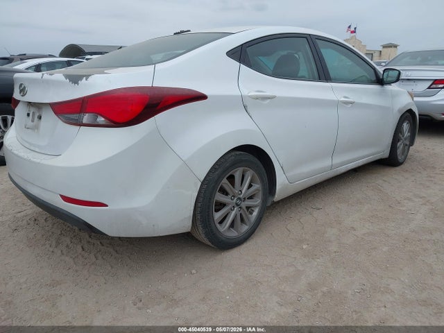 2016 Hyundai Elantra Se მანქანა იყიდება აუქციონზე, vin: 5NPDH4AE5GH661144, აუქციონის ნომერი: 45040539