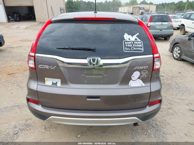 45040565 :رقم المزاد ، 5J6RM4H58FL121816 vin ، 2015 Honda Cr-v Ex مزاد بيع