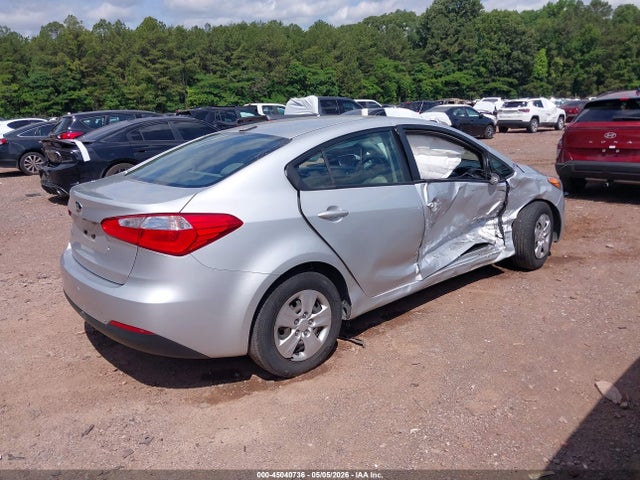 2015 Kia Forte Lx მანქანა იყიდება აუქციონზე, vin: KNAFK4A68F5406003, აუქციონის ნომერი: 45040736