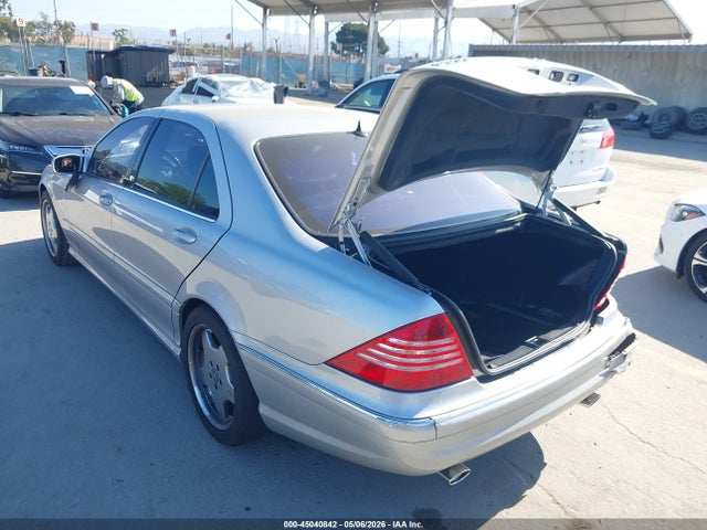 45040842 :رقم المزاد ، WDBNG75JX2A227168 vin ، 2002 Mercedes-benz S 500 مزاد بيع